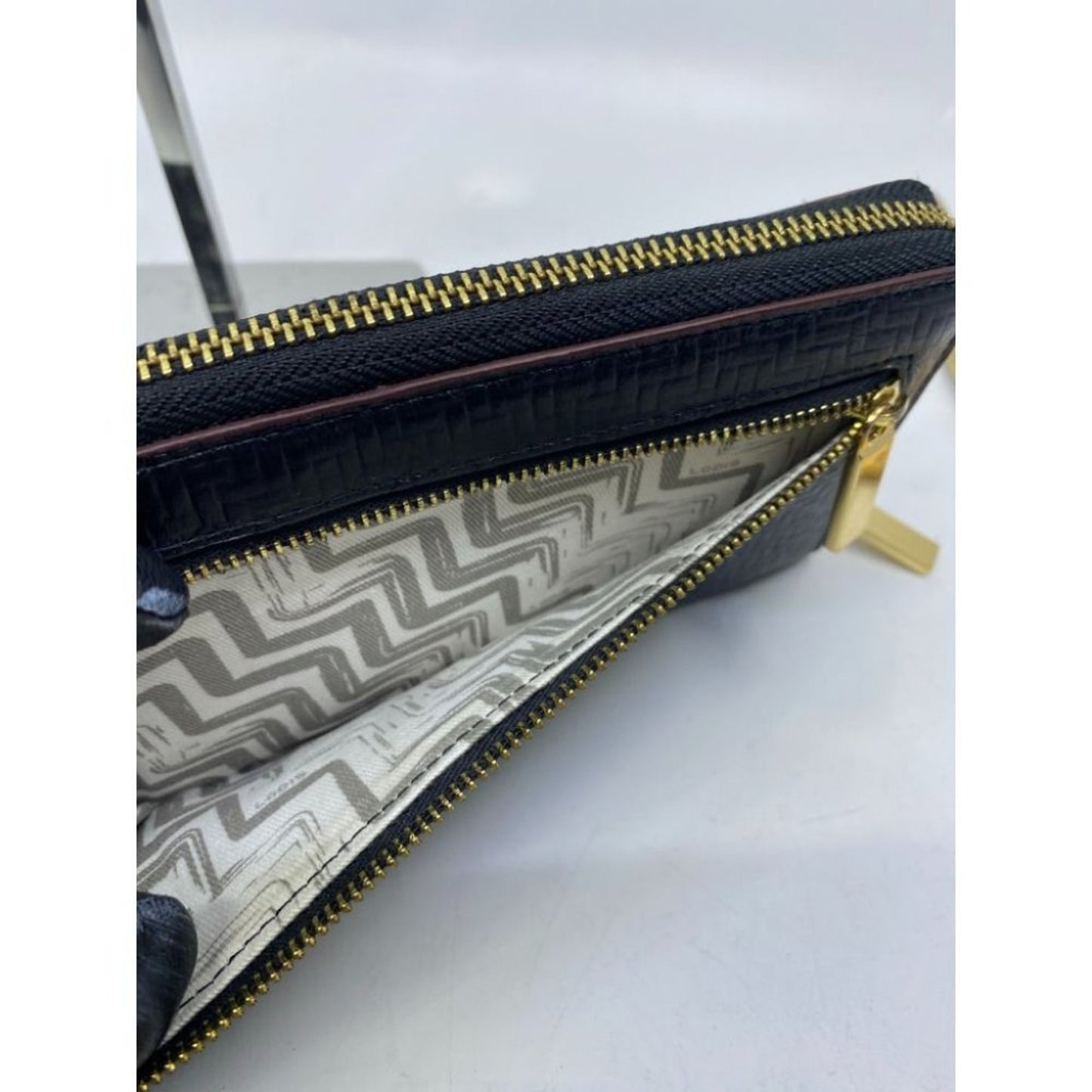 NWOT Lodis Black Leather Wallet
