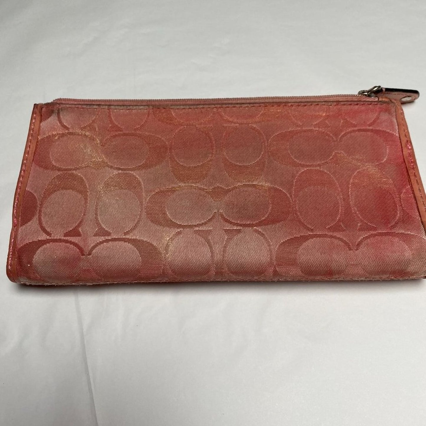 Coach Pink Tri-Fold Wallet Custom Trail Blazer