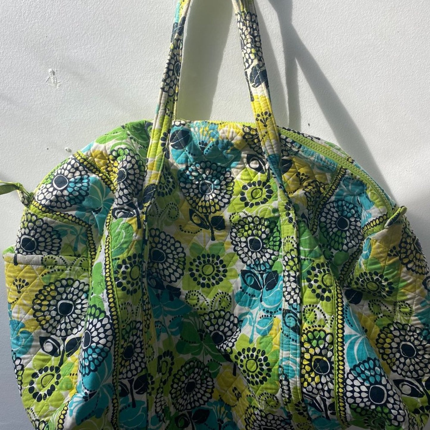 Vera Bradley Multicolor Quilted Large Travel Bag