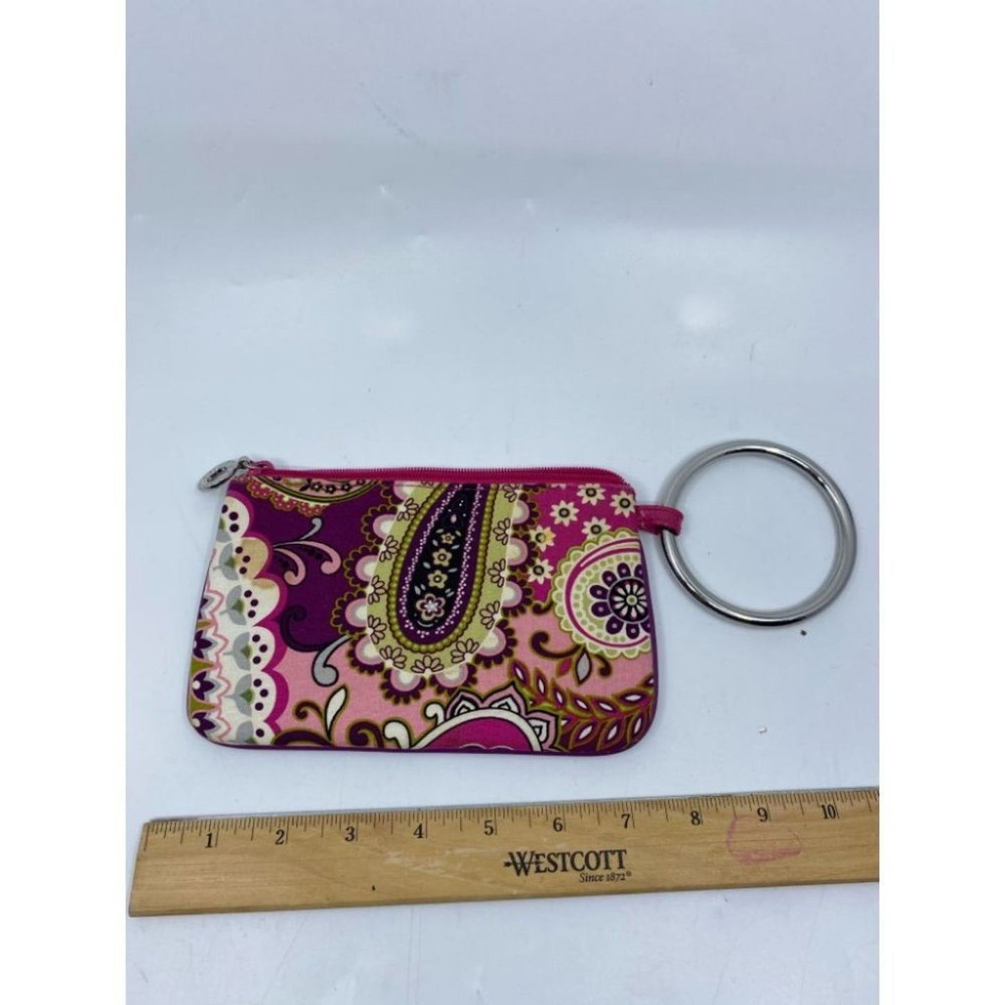 Vera Bradley Purple Black Pink Cosmetic Bag
