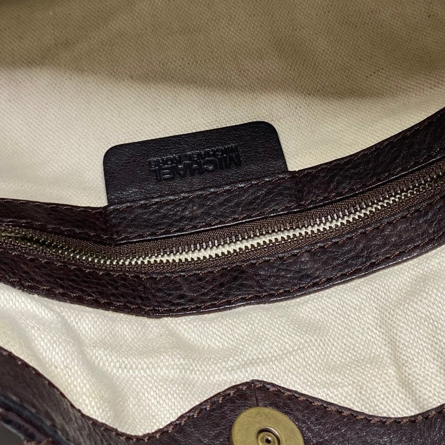 Michael Kors Medium Black Leather Shoulder Bag