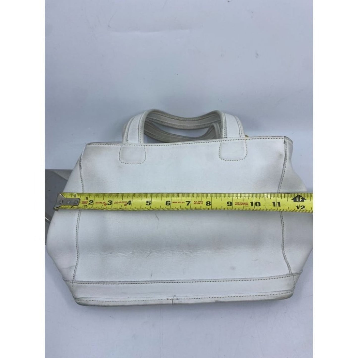 Coach Handbag White Customized with Applique