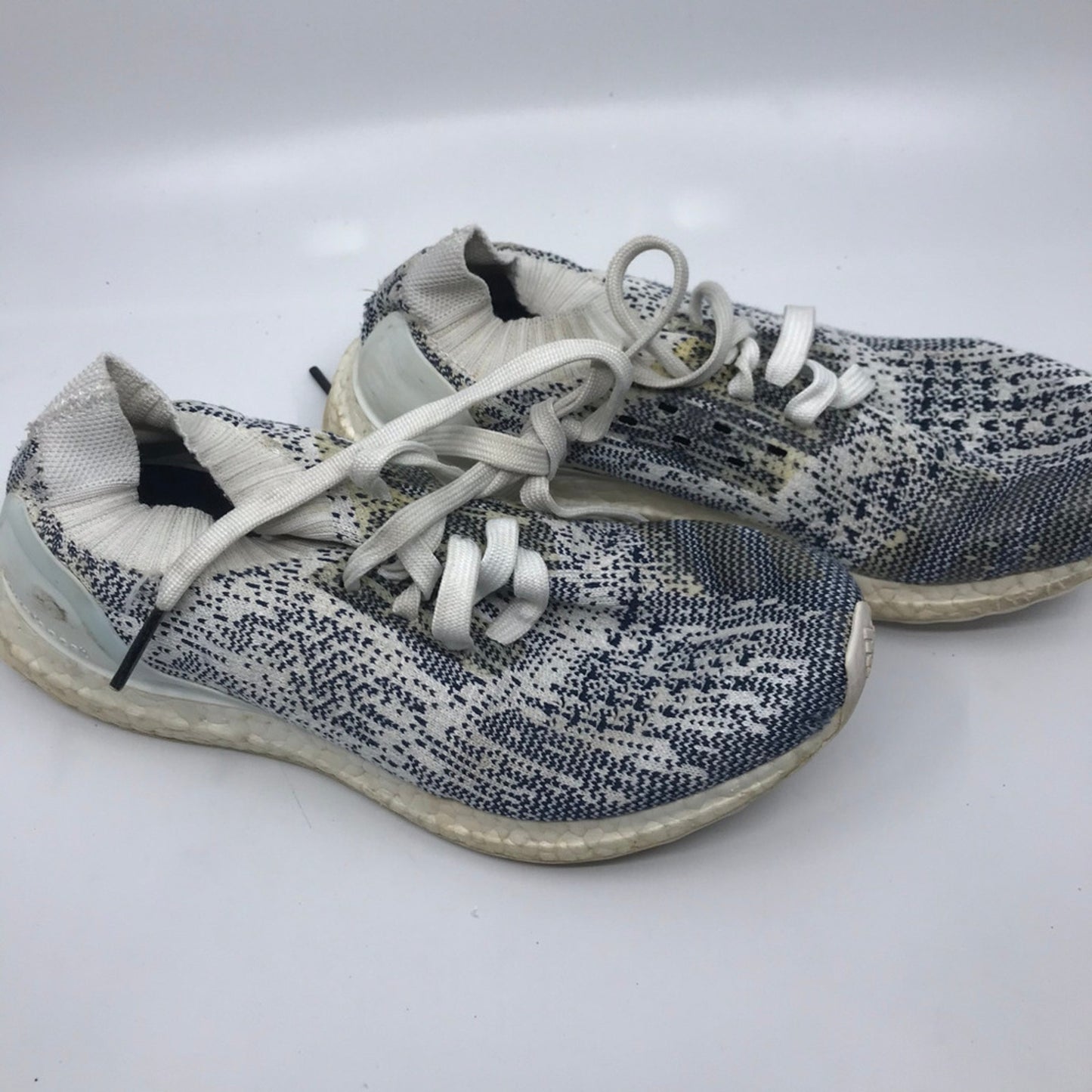Adidas Ultra Boost Gray White Sneakers Size 6F/5M