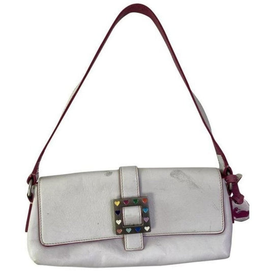 dooney and bourke mini purse white leather tote