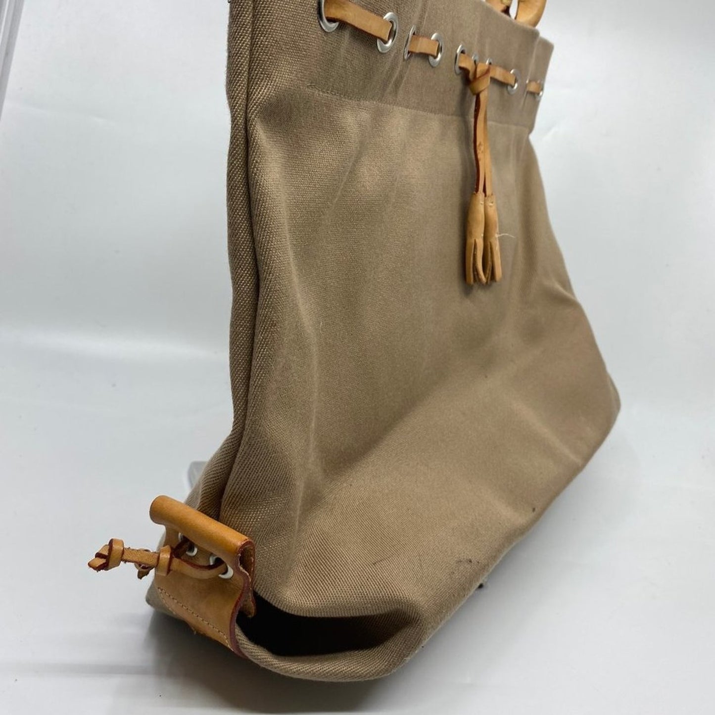 Dooney & Bourke XL Size Tan Nylon Shoulder Bag