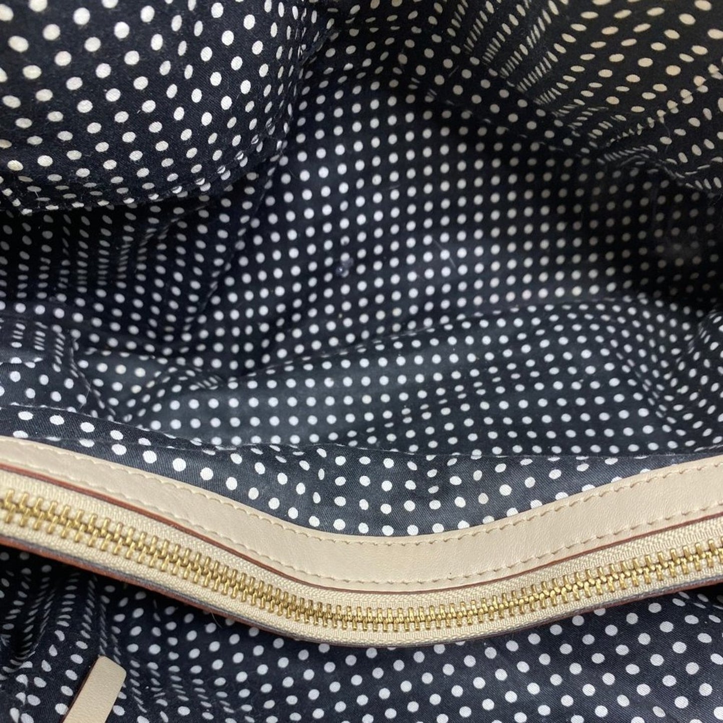 Kate Spade Tan Large Quilted Leather Tote Bag