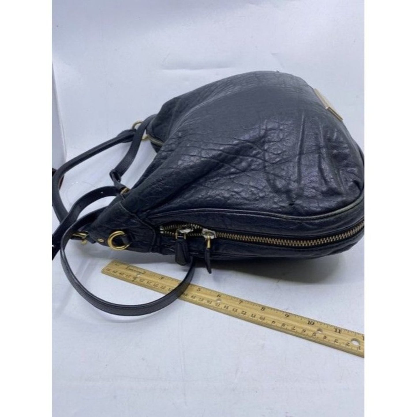 Marc By Marc Jacobs 3 Size Convertible Black Leather Cross Body Bag