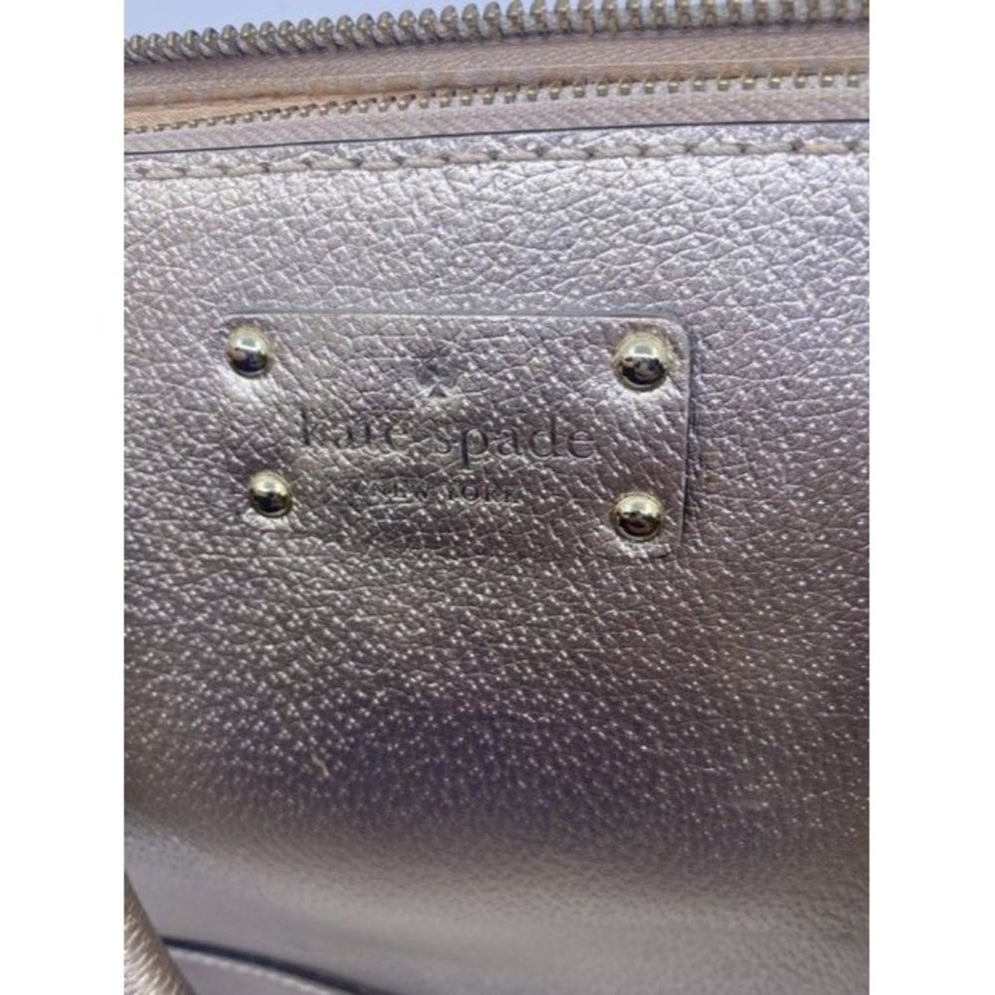 Kate Spade Wellesley Rachelle Rose Gold Leather Cross Body Bag