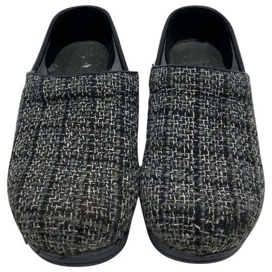 Dansko Black Gray Unisex Mules/Clogs Size 37