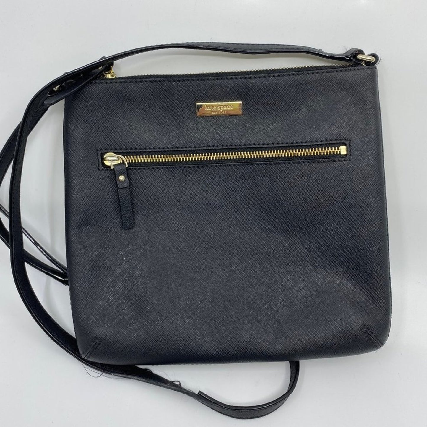 Kate Spade Black Medium Size Leather Crossbody Bag