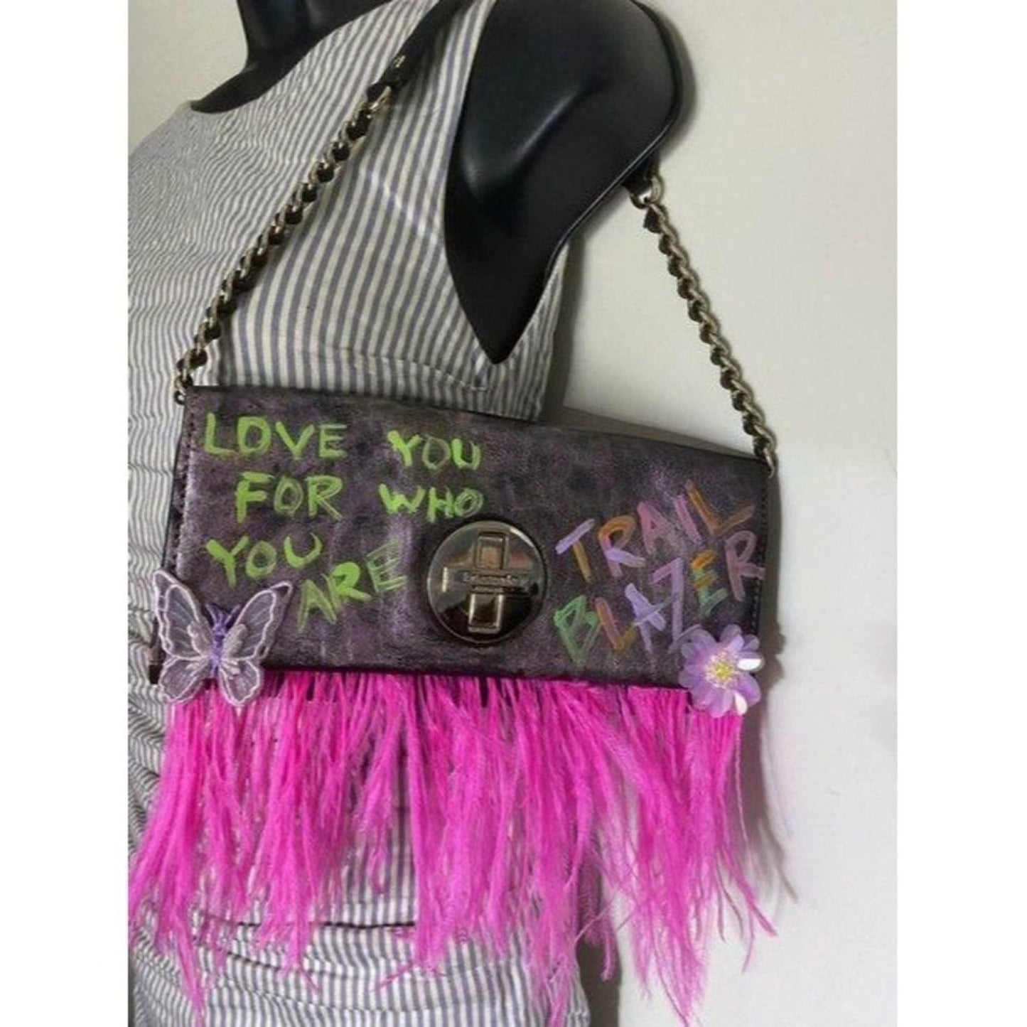 kate spade w hand customized by me w applique stre