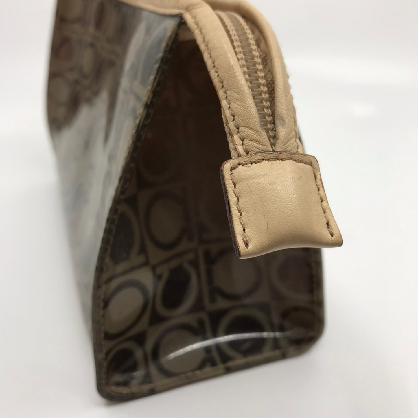 SALVATORE FERRAGAMO vintage Pastic Pouch