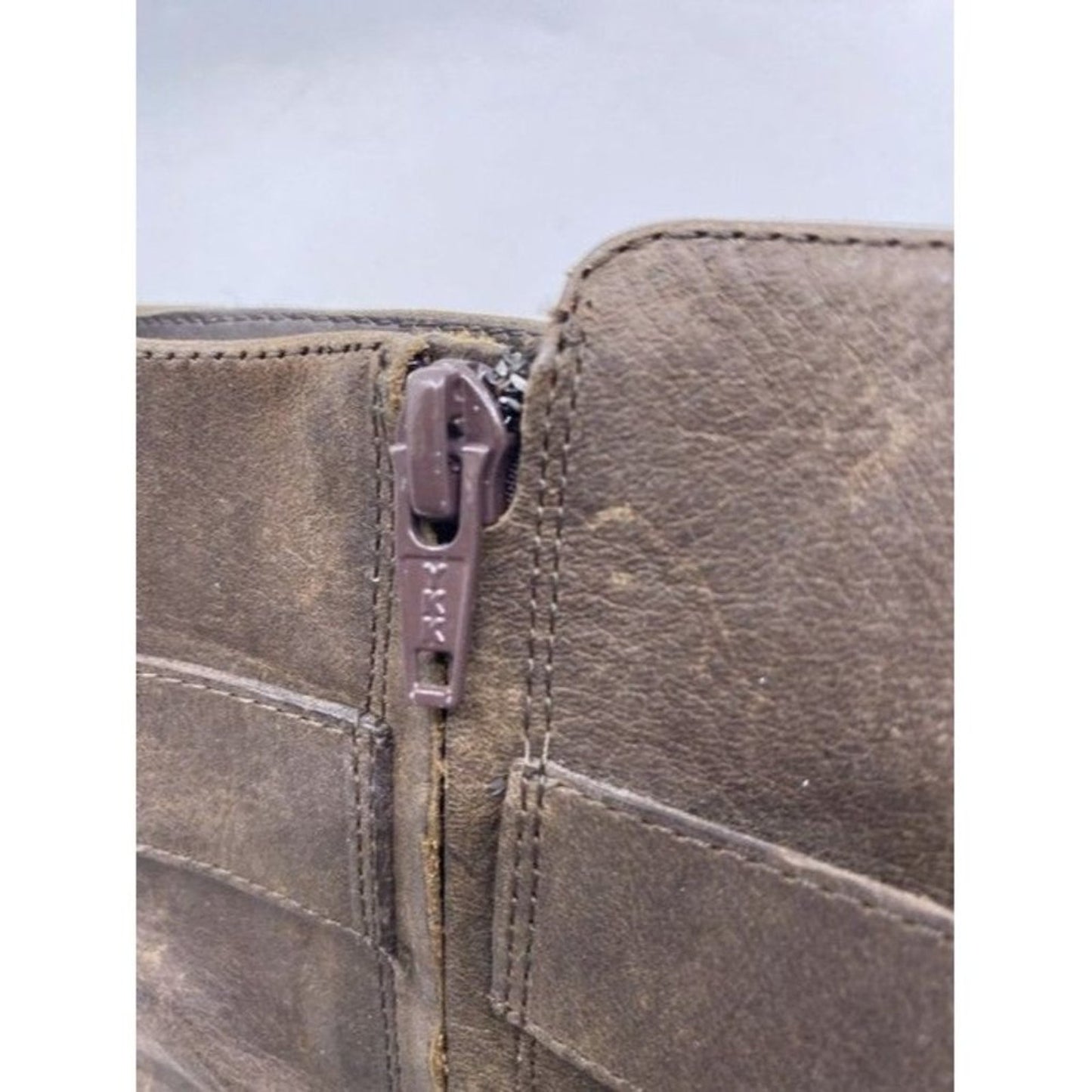 Lauren Ralph Lauren Brown Leather Bootsbooties Size Us