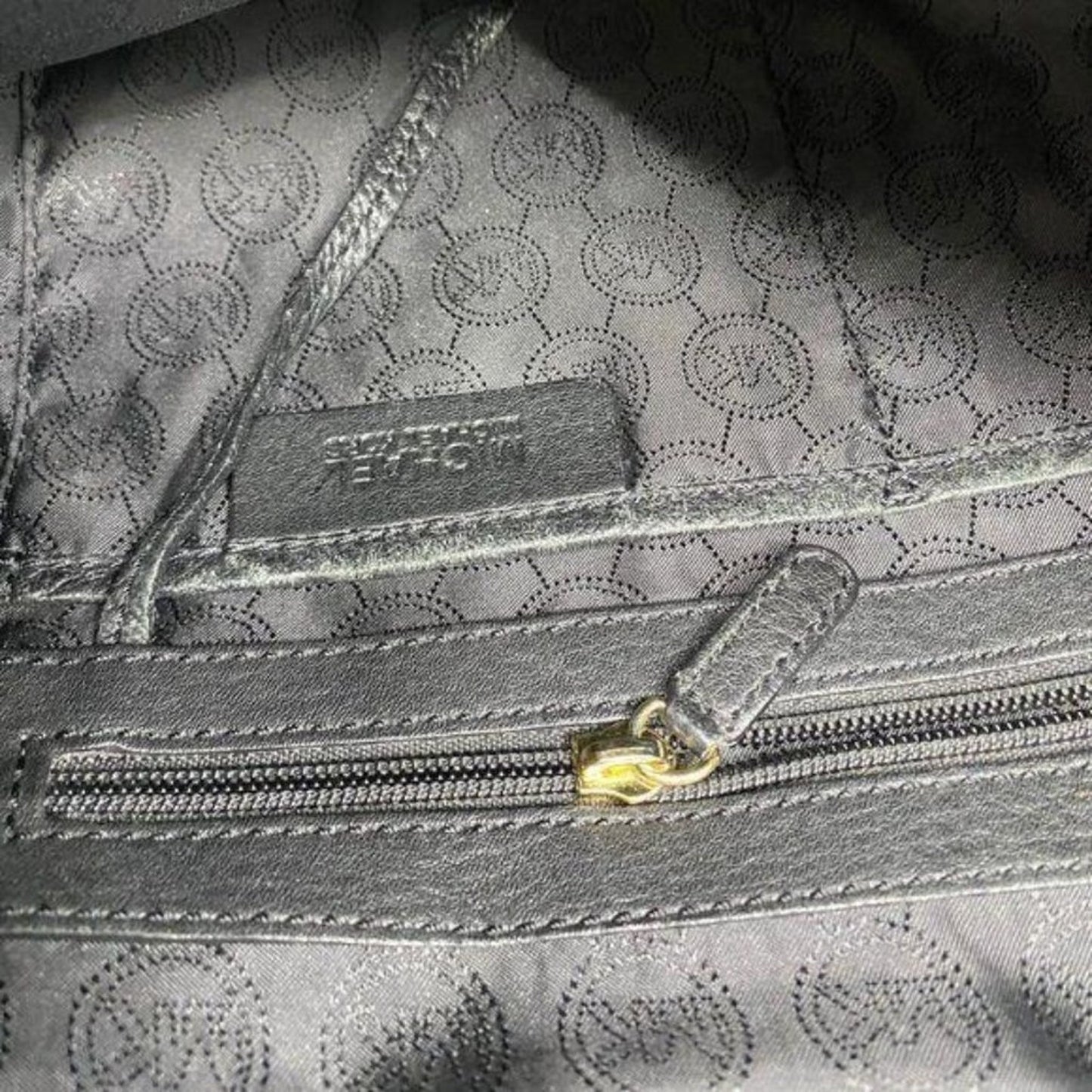 Michael Kors Large Black Leather Shoulder Bag