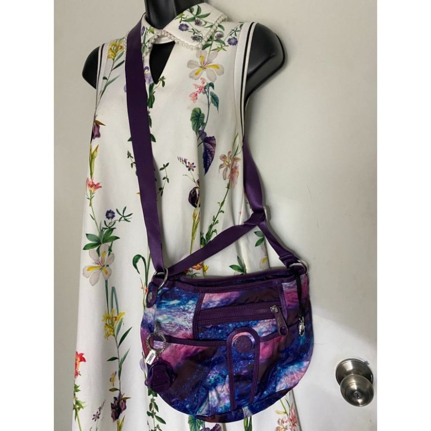 KIPLING Medium Size Multicolor Nylon Crossbody Bag