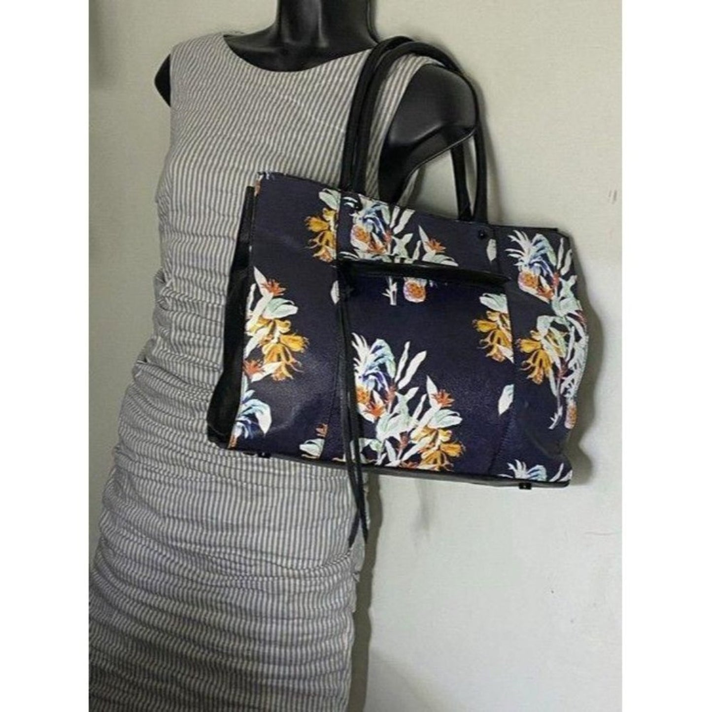 Rebecca Minkoff Shopping Xl Floral Multicolor Leat