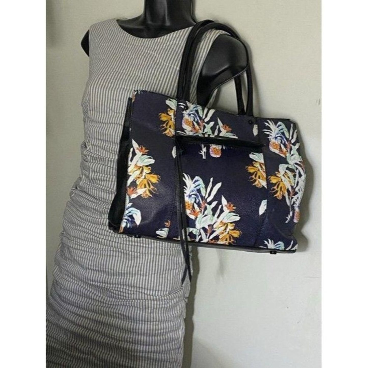 Rebecca Minkoff Shopping Xl Floral Multicolor Leat