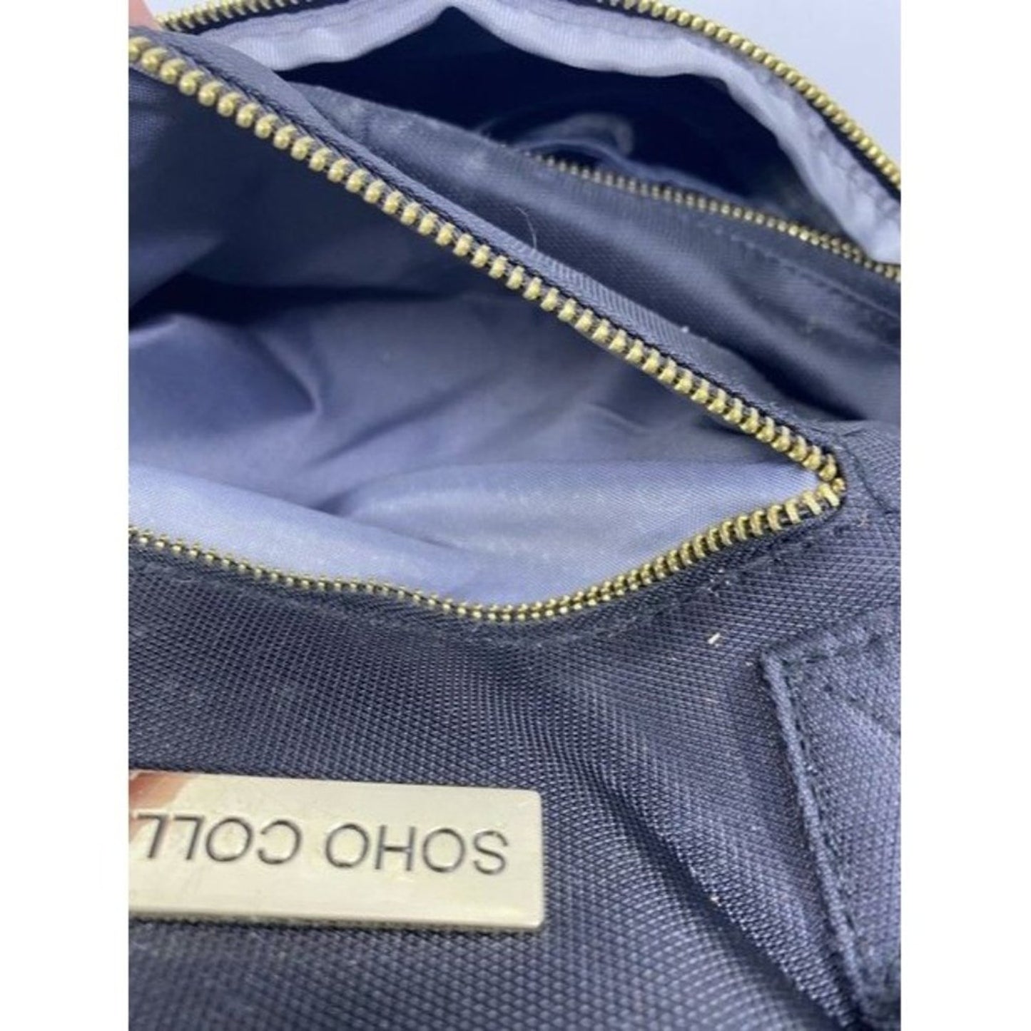 Multi Pocket Black Fabric Backpack