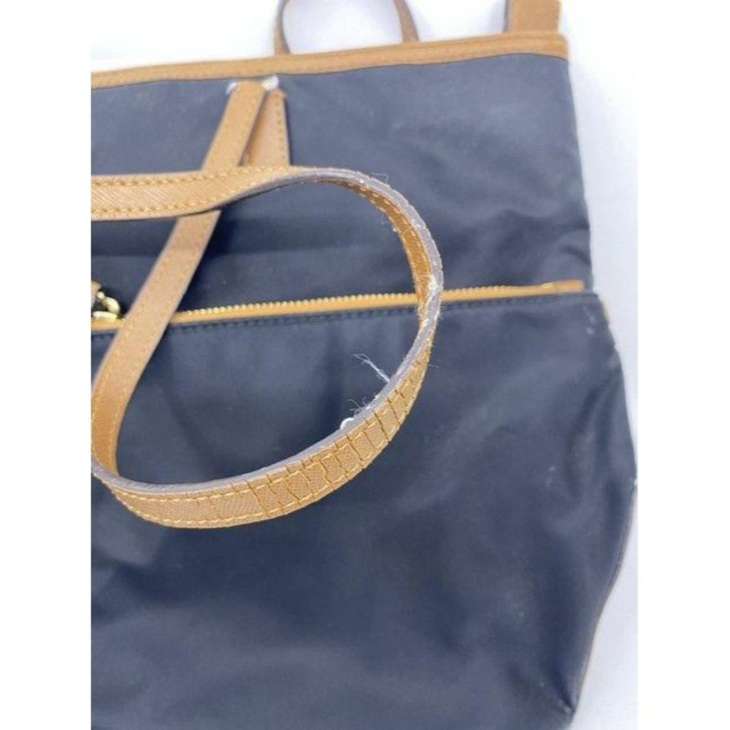 michael kors black fabric shoulder bag