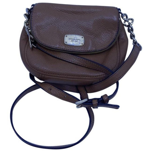 Michael Kors Classic Tan Leather Cross Body Bag