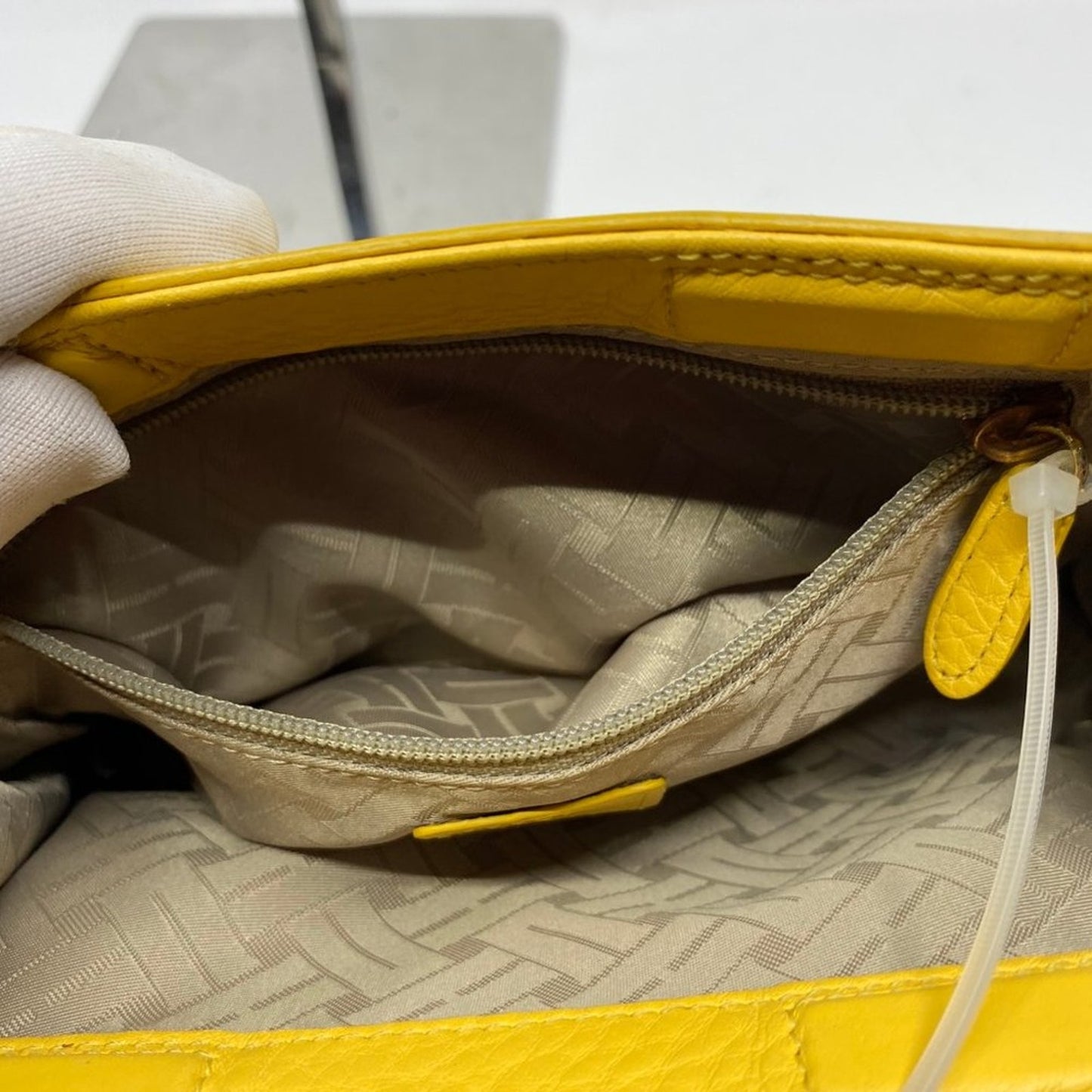 Cole Hane Yellow Leather Wallet