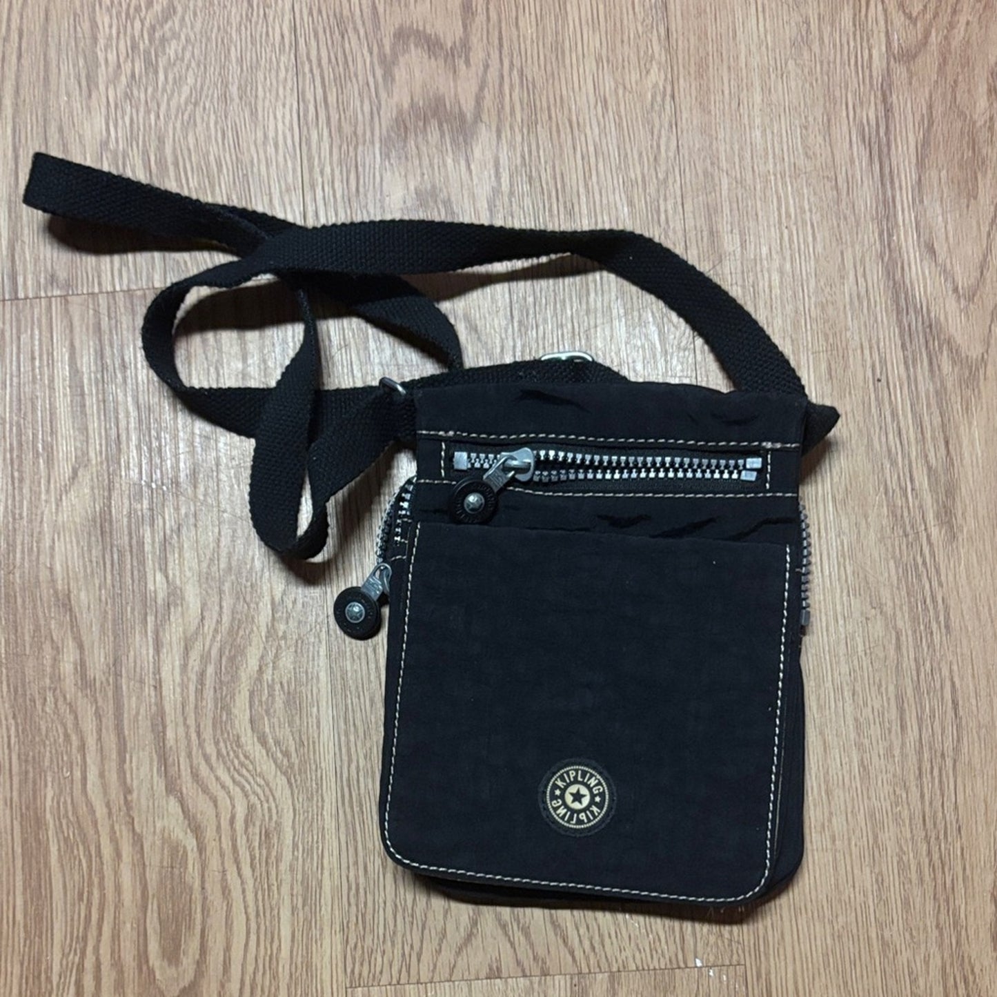 Kipling Black Belt Bag for Men