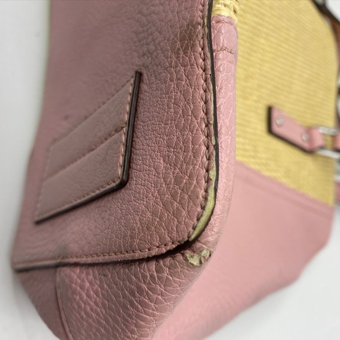 RALPH LAUREN Tan Cream Handbag / Shopping Tote