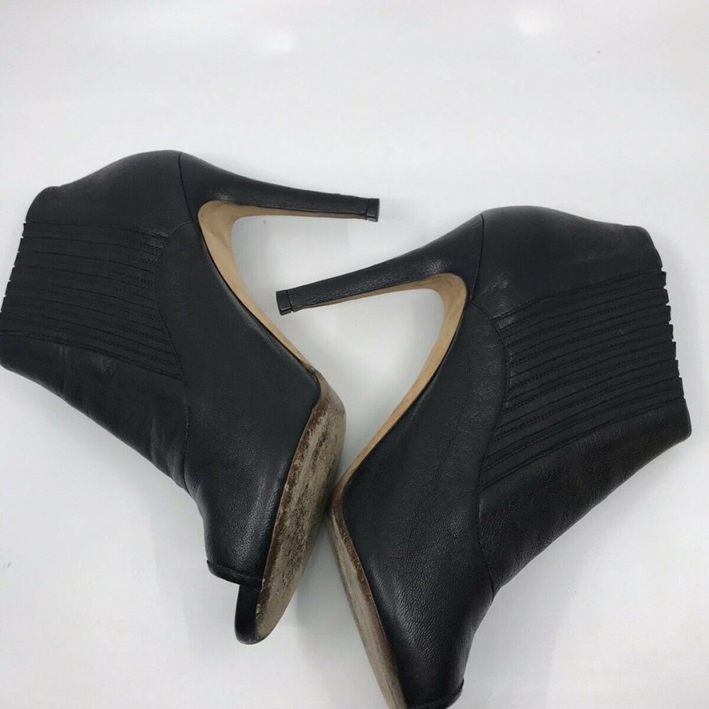 JIMMY CHOO Peep Toe Booties size 9.5