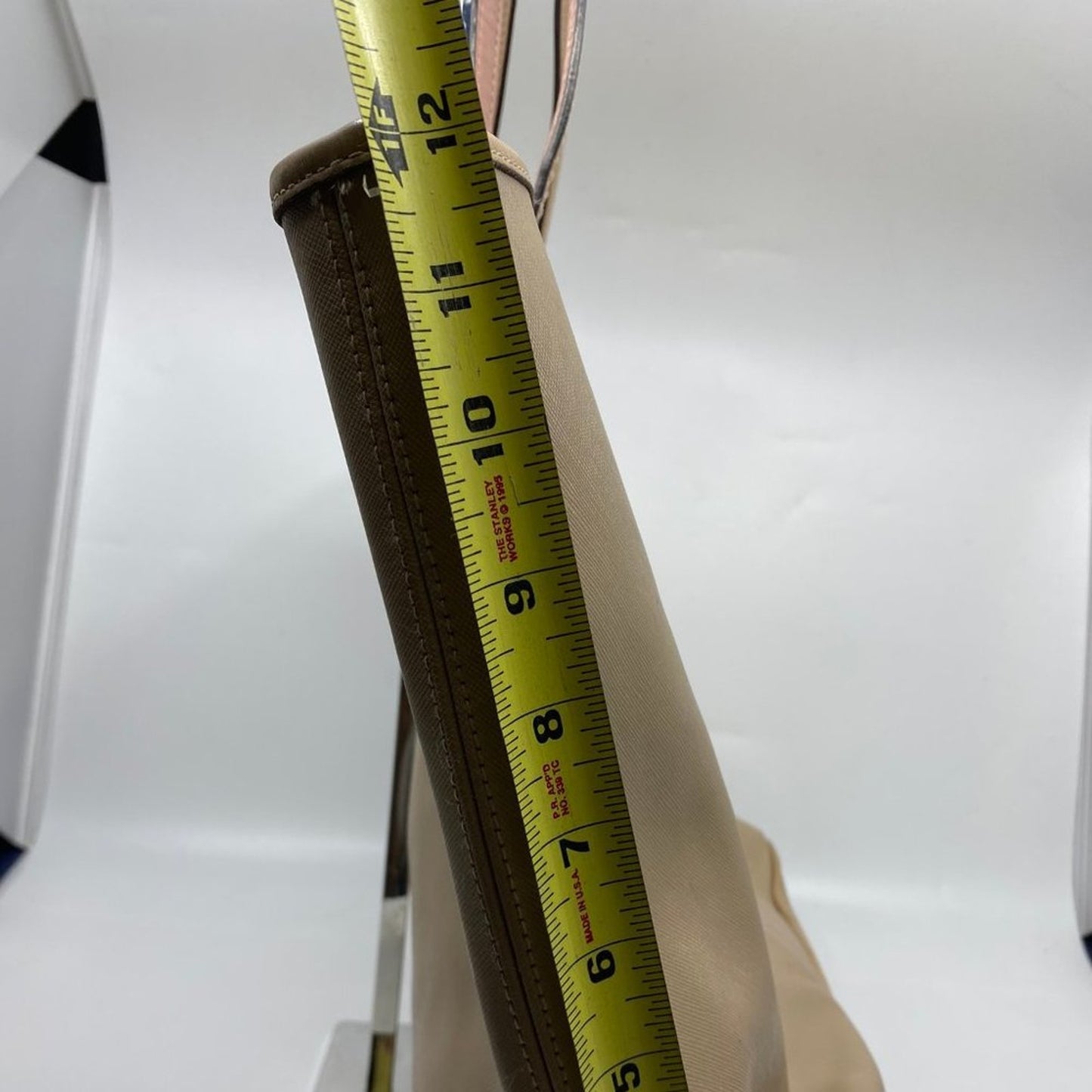 COACH XL Size Tan Coated Canvas Shopping Tote