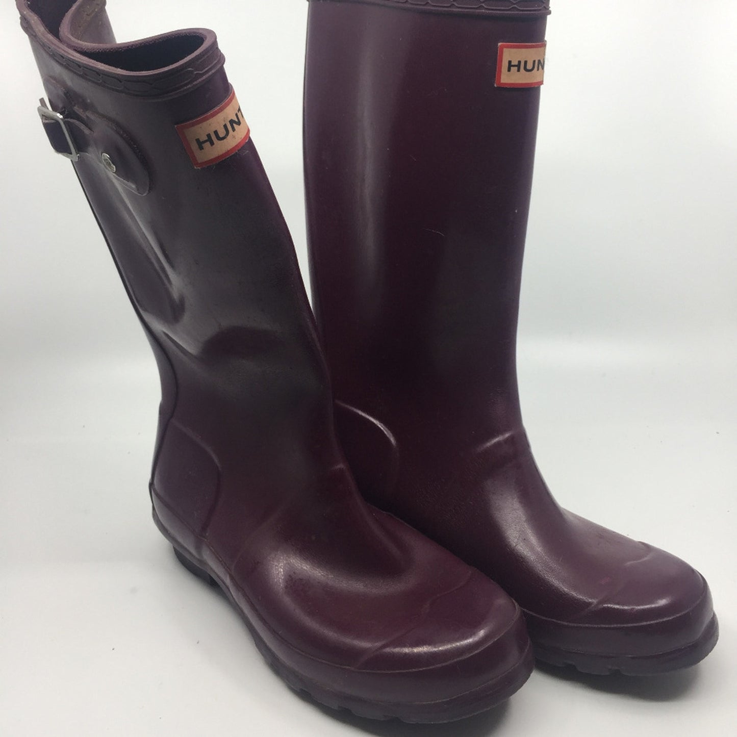 Unisex Hunter Boots Brown Size US 3M/4F