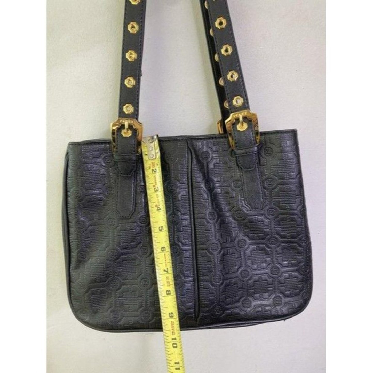monet black shoulder bag