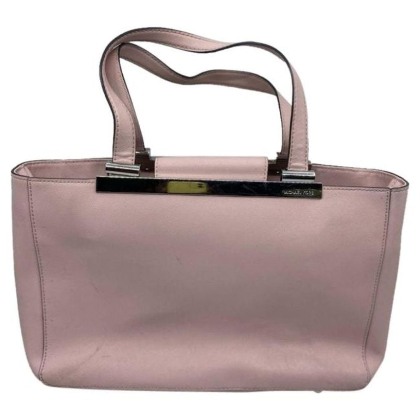 Michael Kors Pink Saffiano Leather Het Set Bag MD
