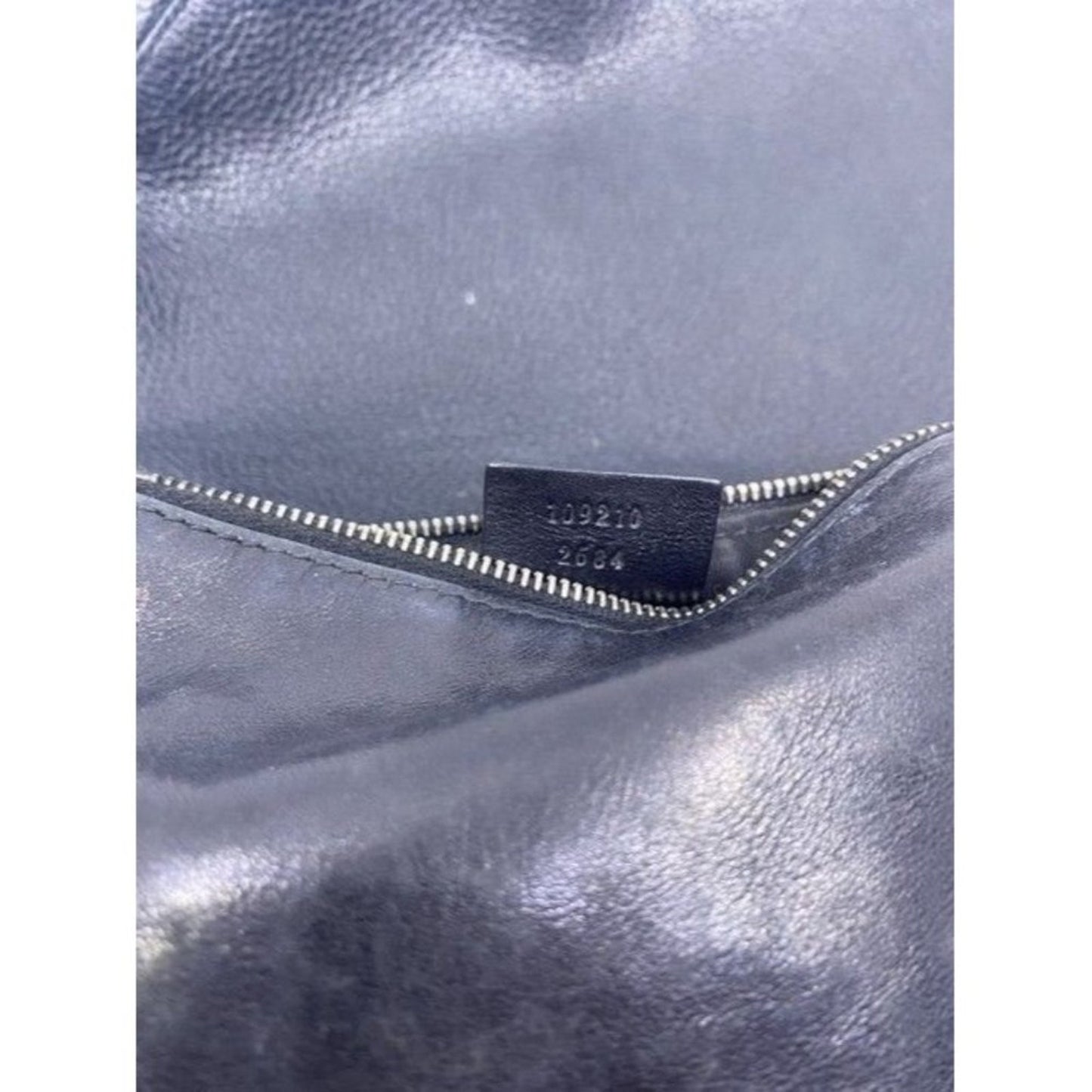 Gucci Hobo Vintage Drawstring Black Calfskin Backpack
