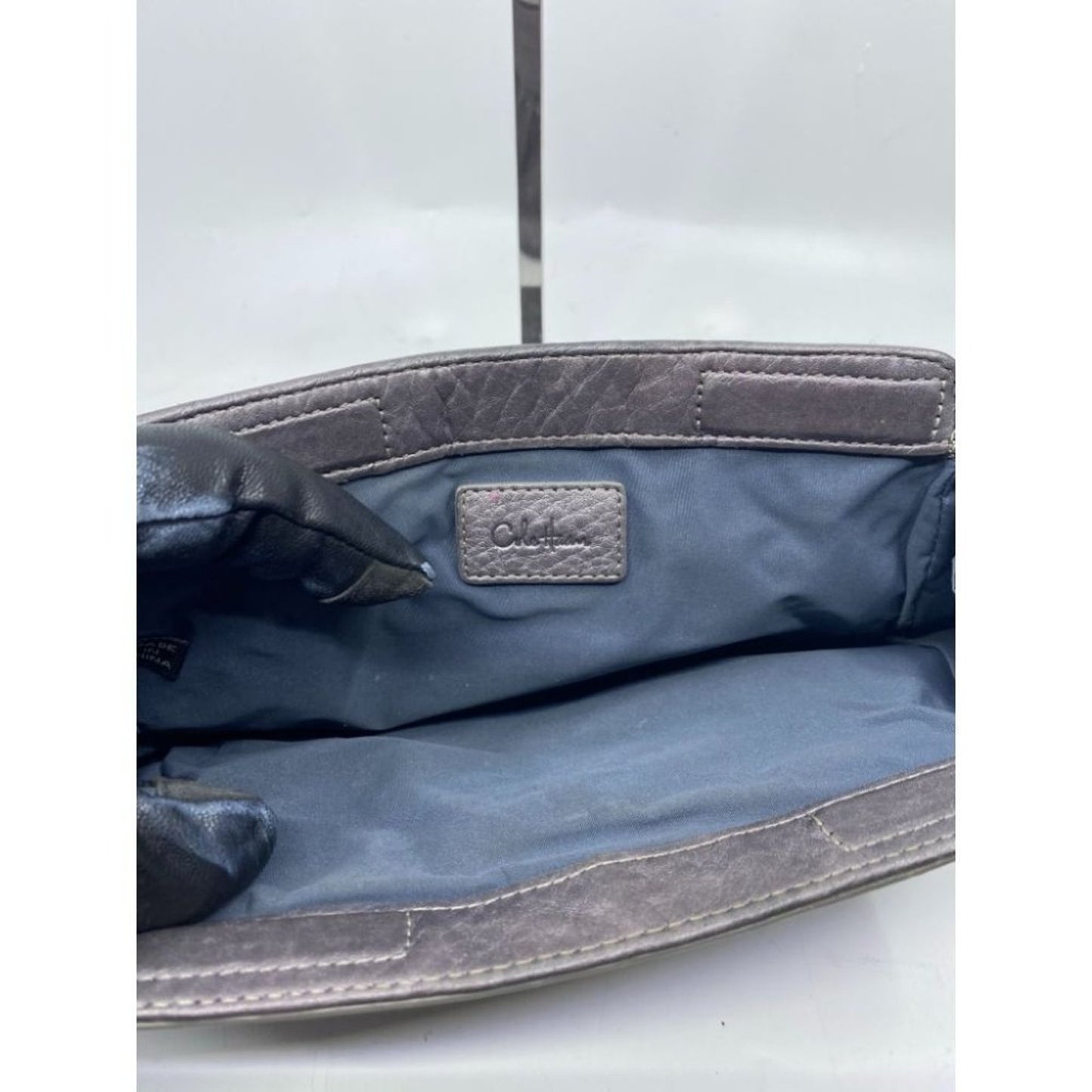 Cole Haan Gray Leather Clutch