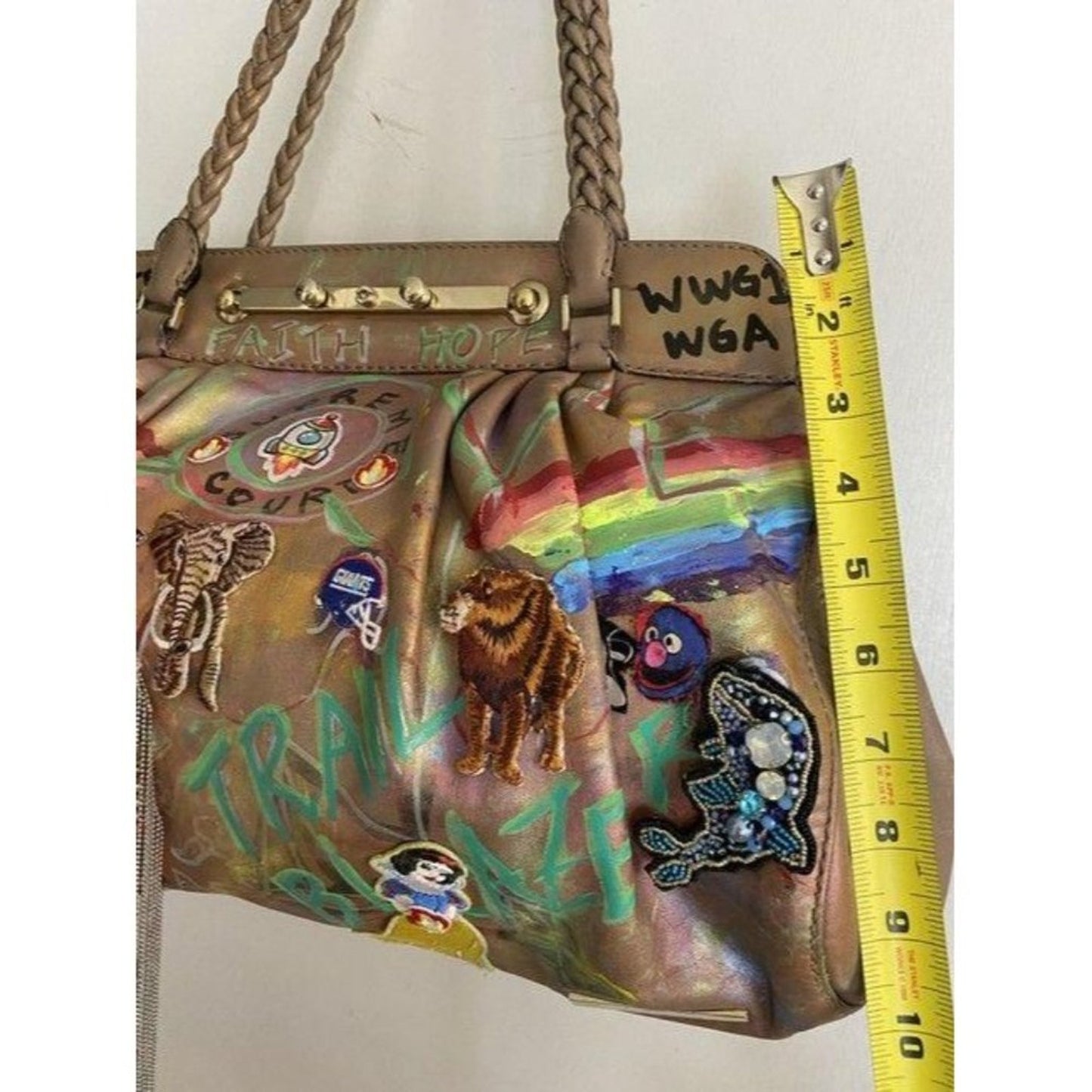 valentino w large customized applique and artwork