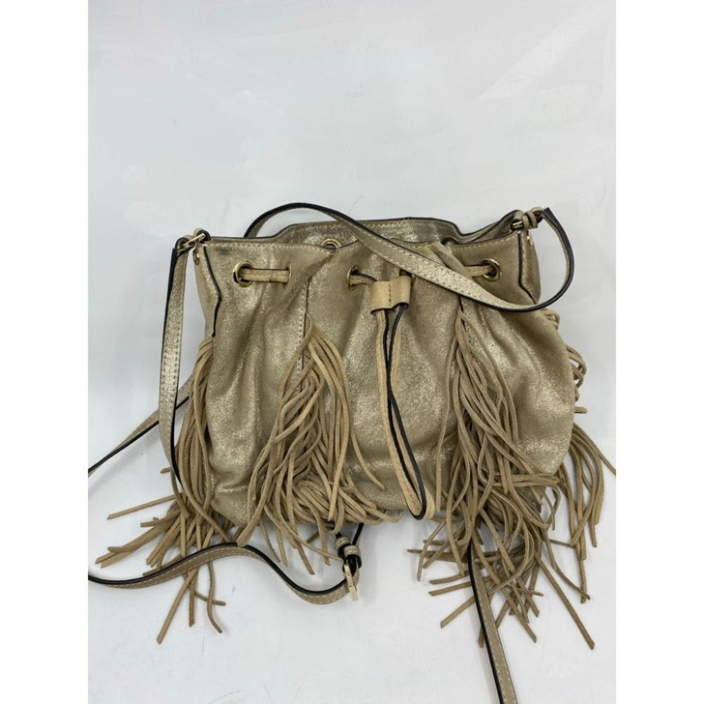 Diane Von Furstenberg Women's Gold Crossbody Bag