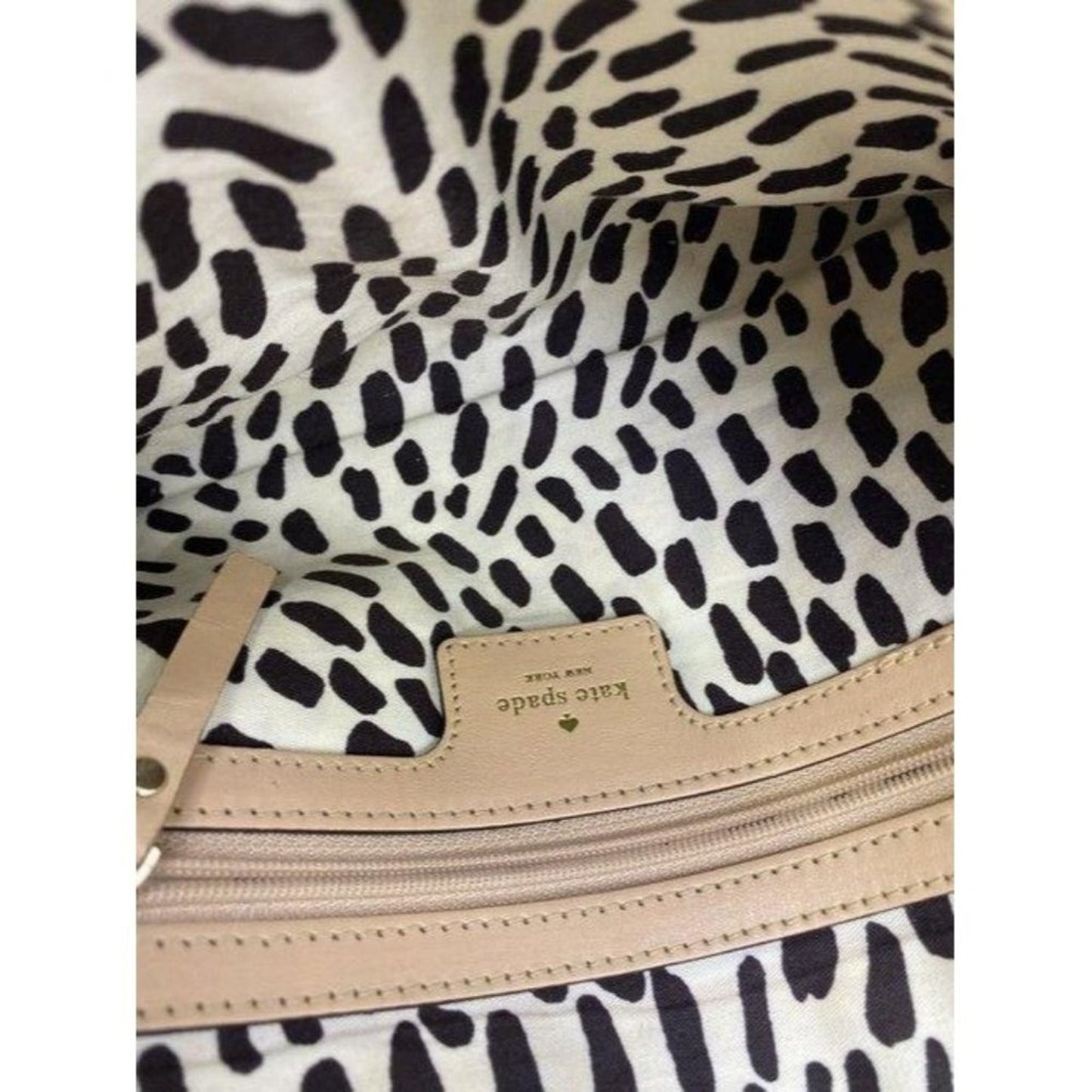 kate spade cream patent leather shoulder bag