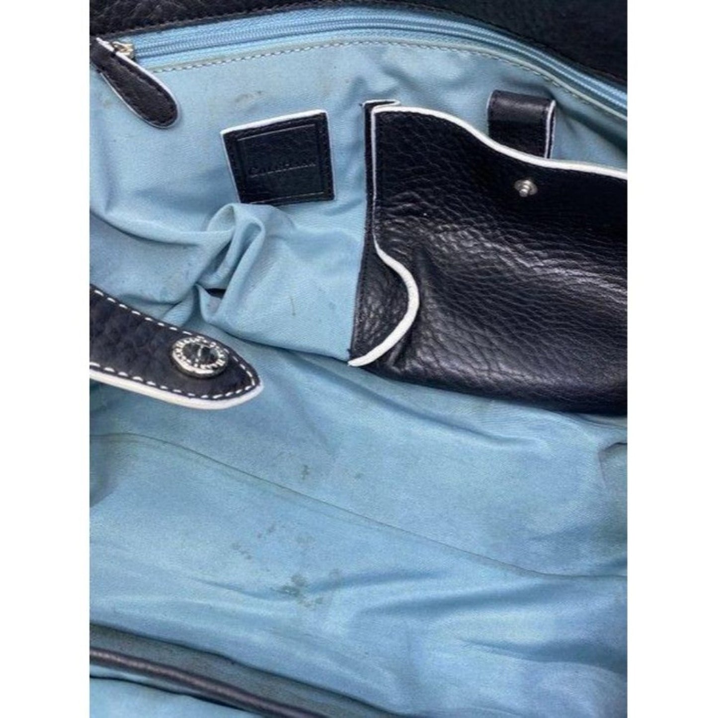 Cole Haan black leather shoulder bag