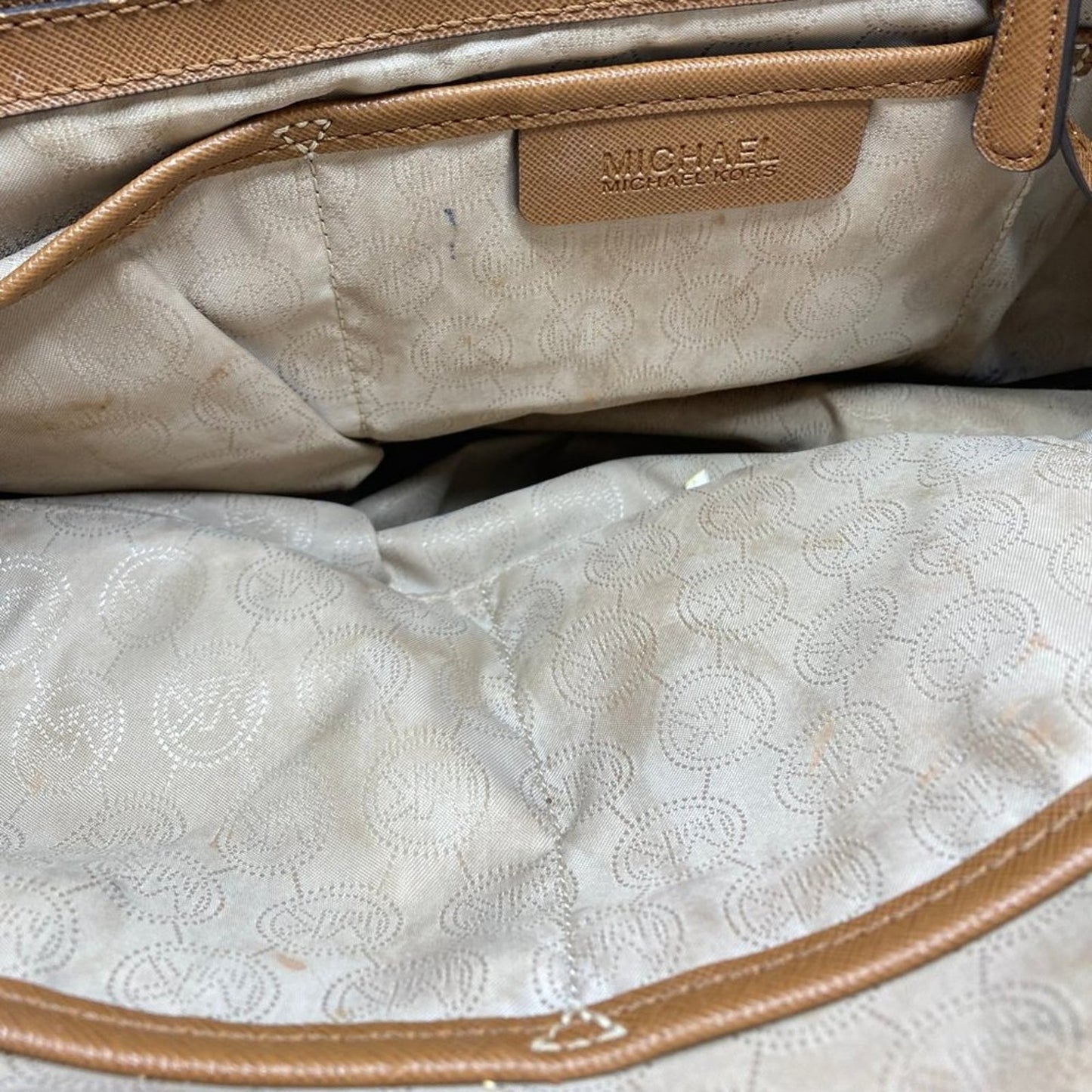 Michael Kors Medium Brown Leather Handbag