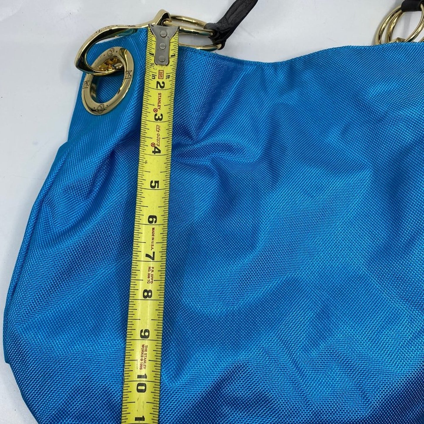 JPK Paris Blue Nylon Shoulder Bag