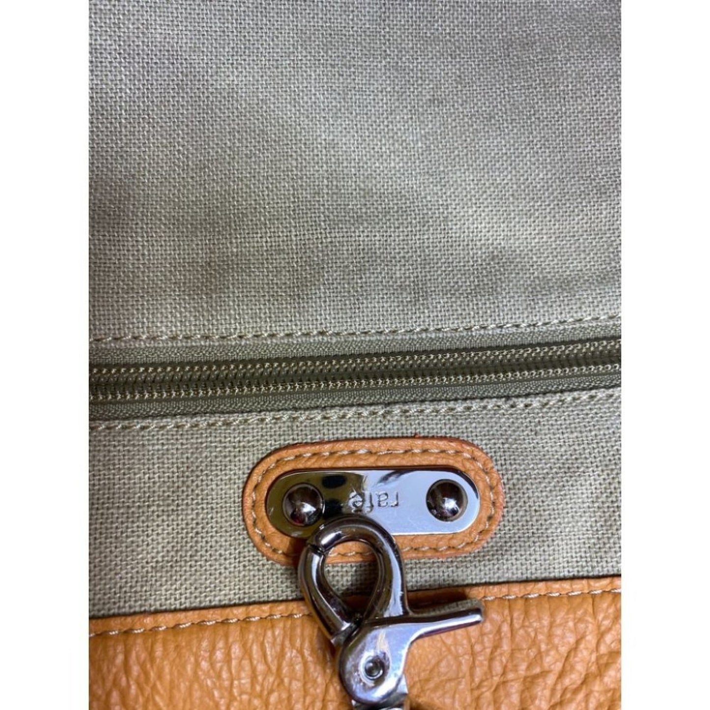 Rafe Women's Orange Gold Leather Handbag