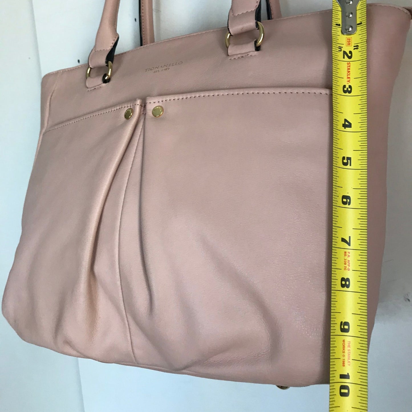 Tignanello Cream Leather Handbag MSRP $170