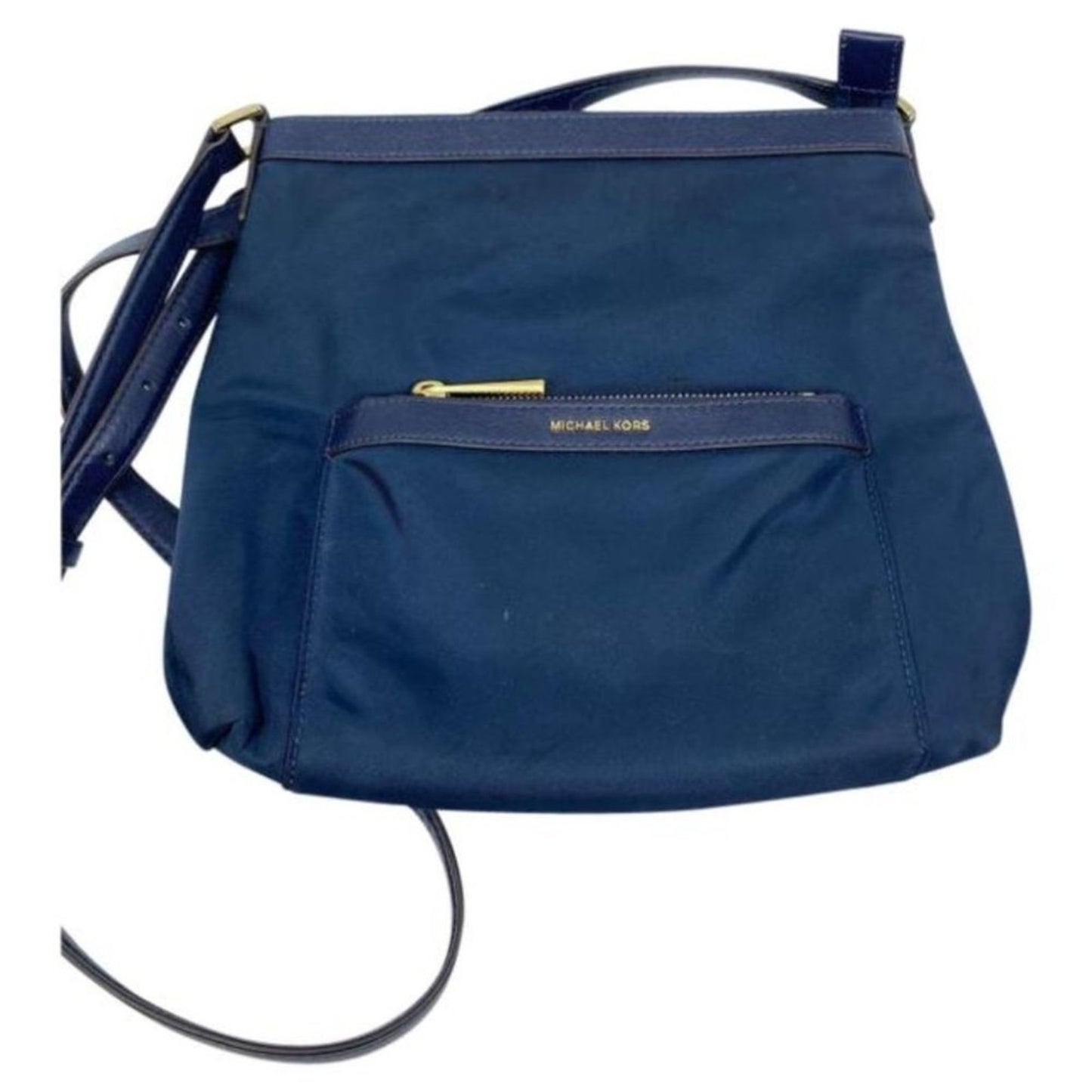 Michael Kors Blue Nylon Crossbody Bag
