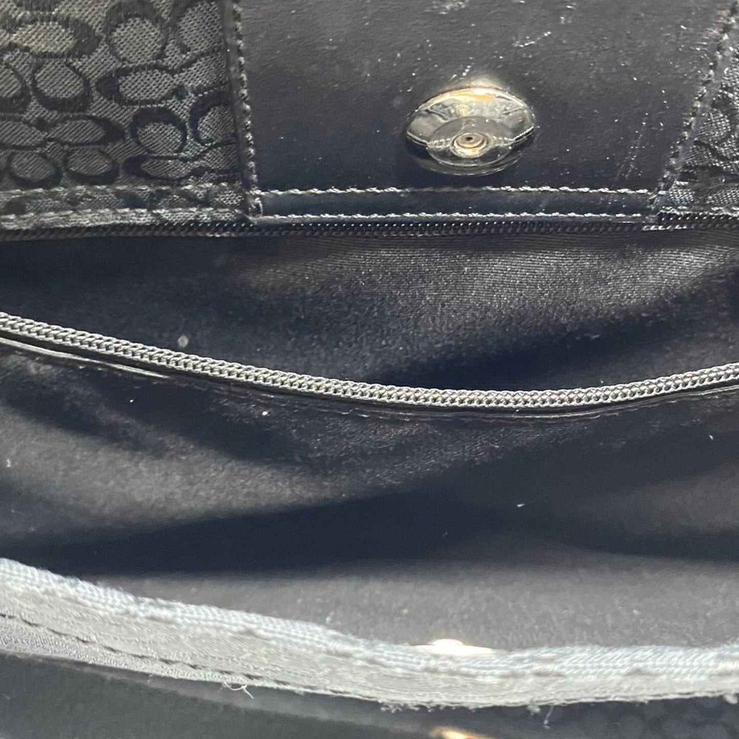 COACH Black Fabric Crossbody Bag