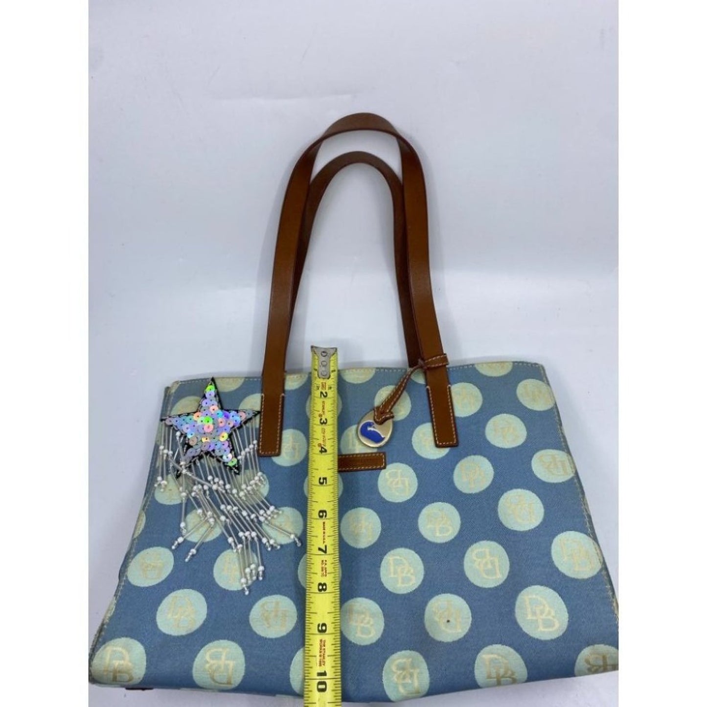 DOONEY & BOURKE Blue Brown Shoulder Bag Customized