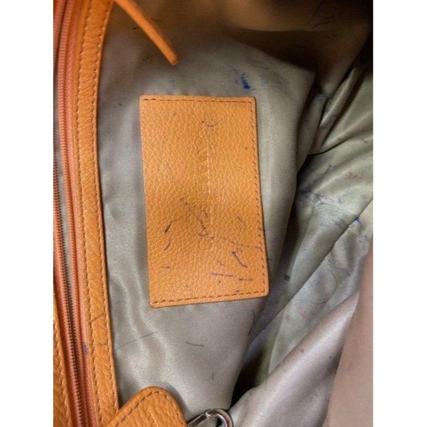 cole haan crossbody xl crossbody orange leather sh