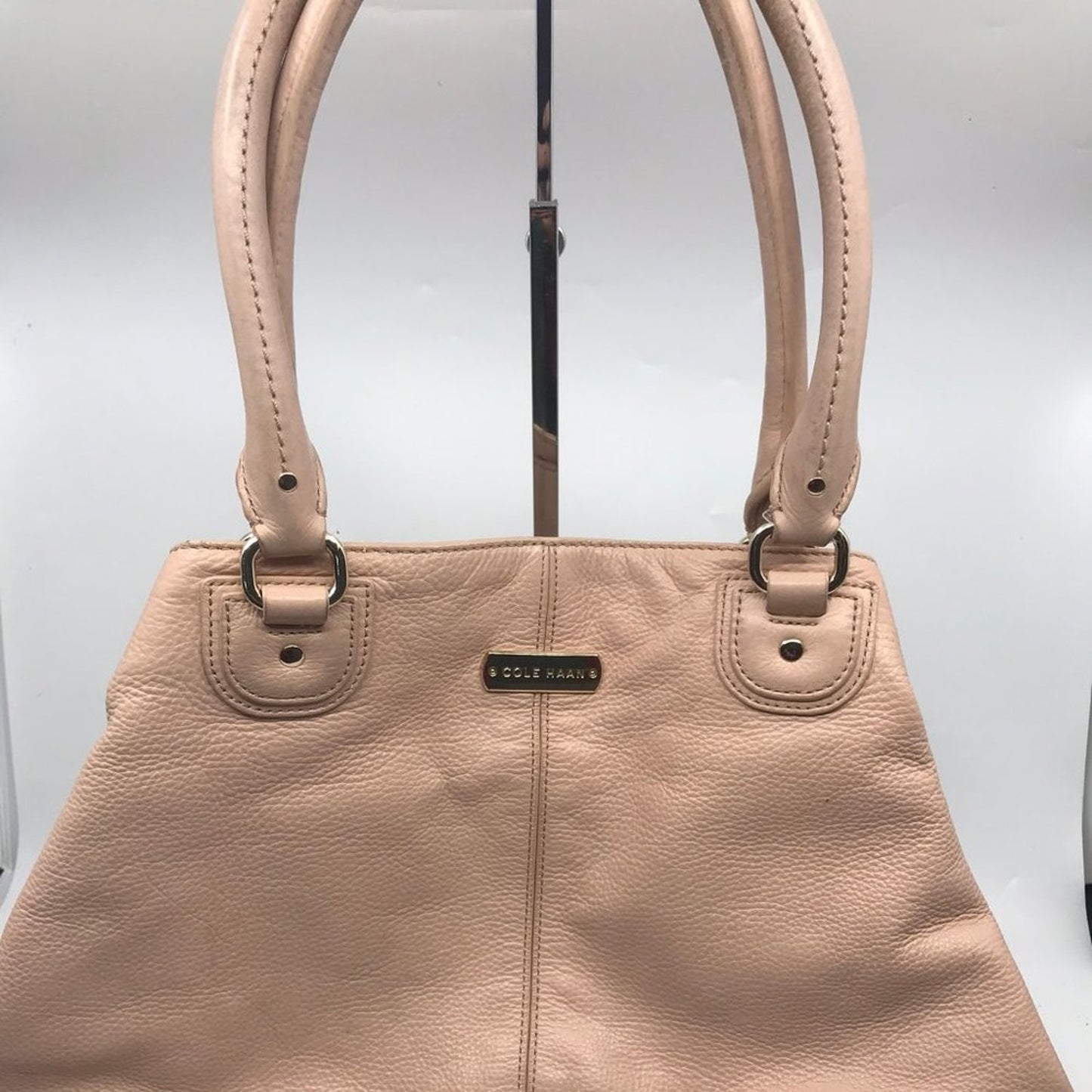 Cole Haan Cream Leather Shoulder Bag
