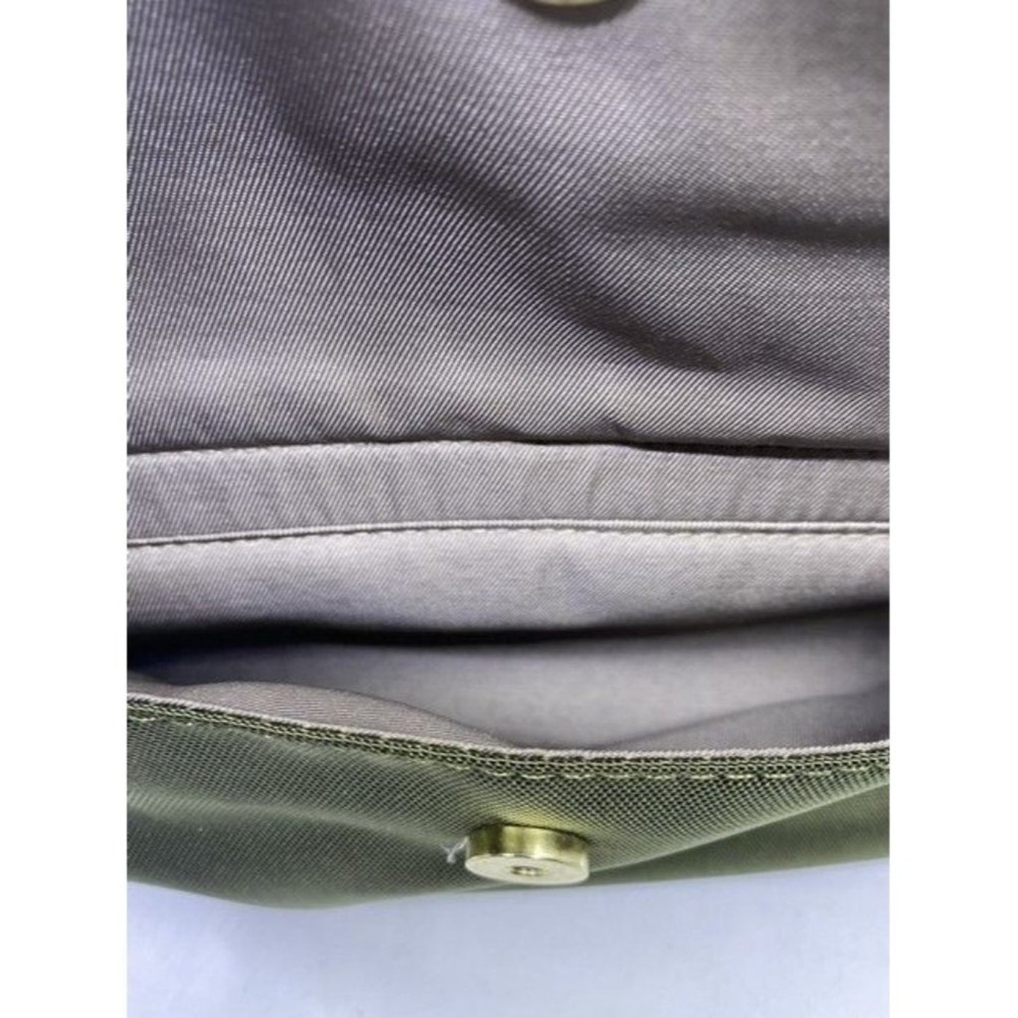 Nwot Laptop Padded Green Fabric Backpack