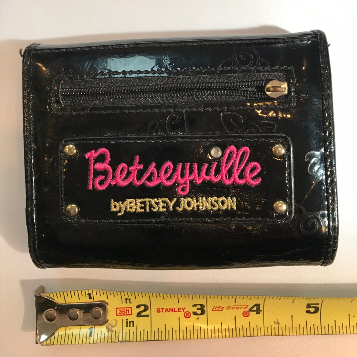 Betsey Johnson Black Leather Wallet