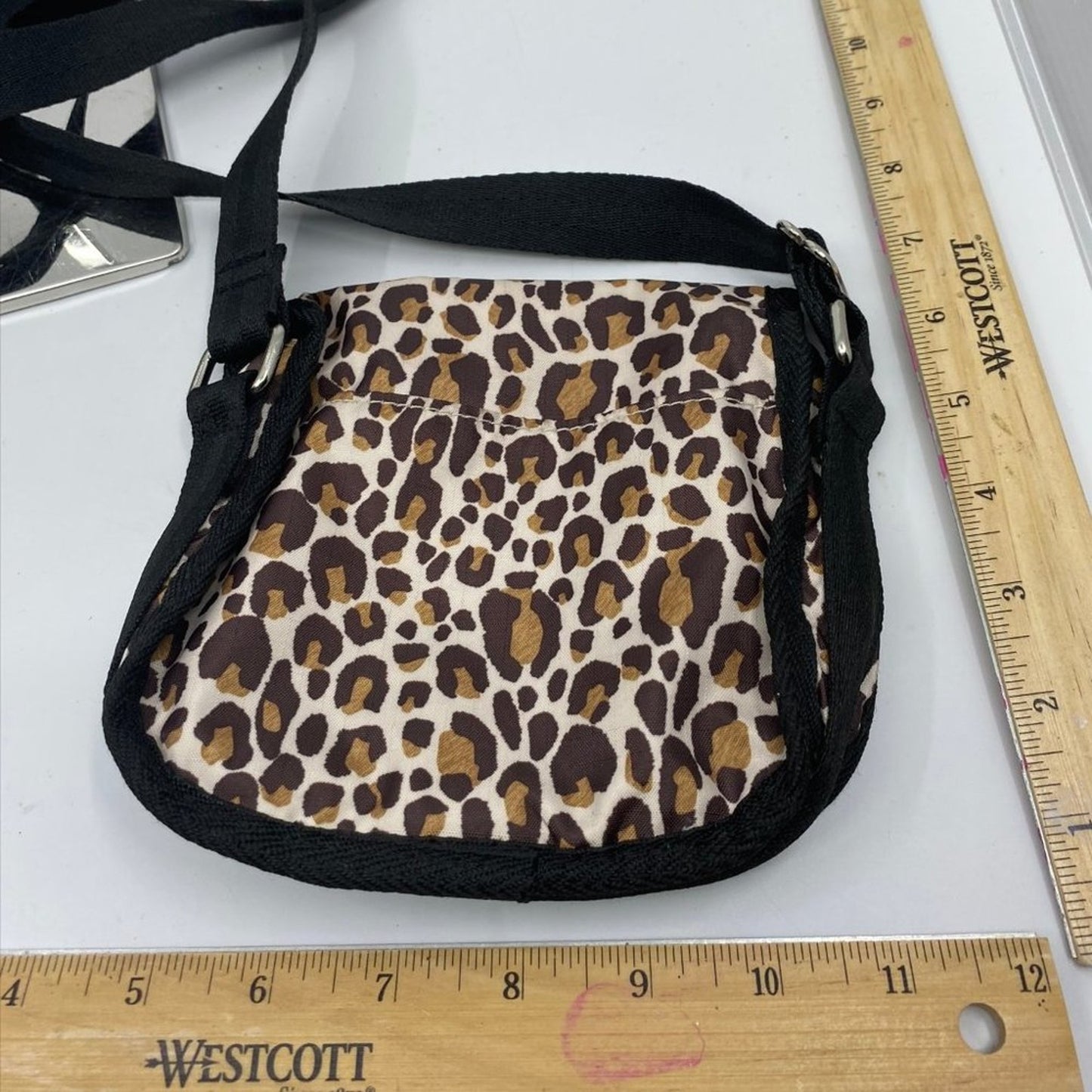 LeSportsac Leopard Fabric Long Strap Wristlet